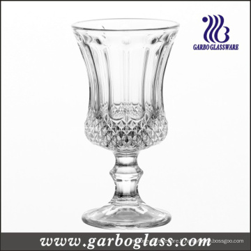 Coupe en verre gravé sur pied (GB040304ZS)